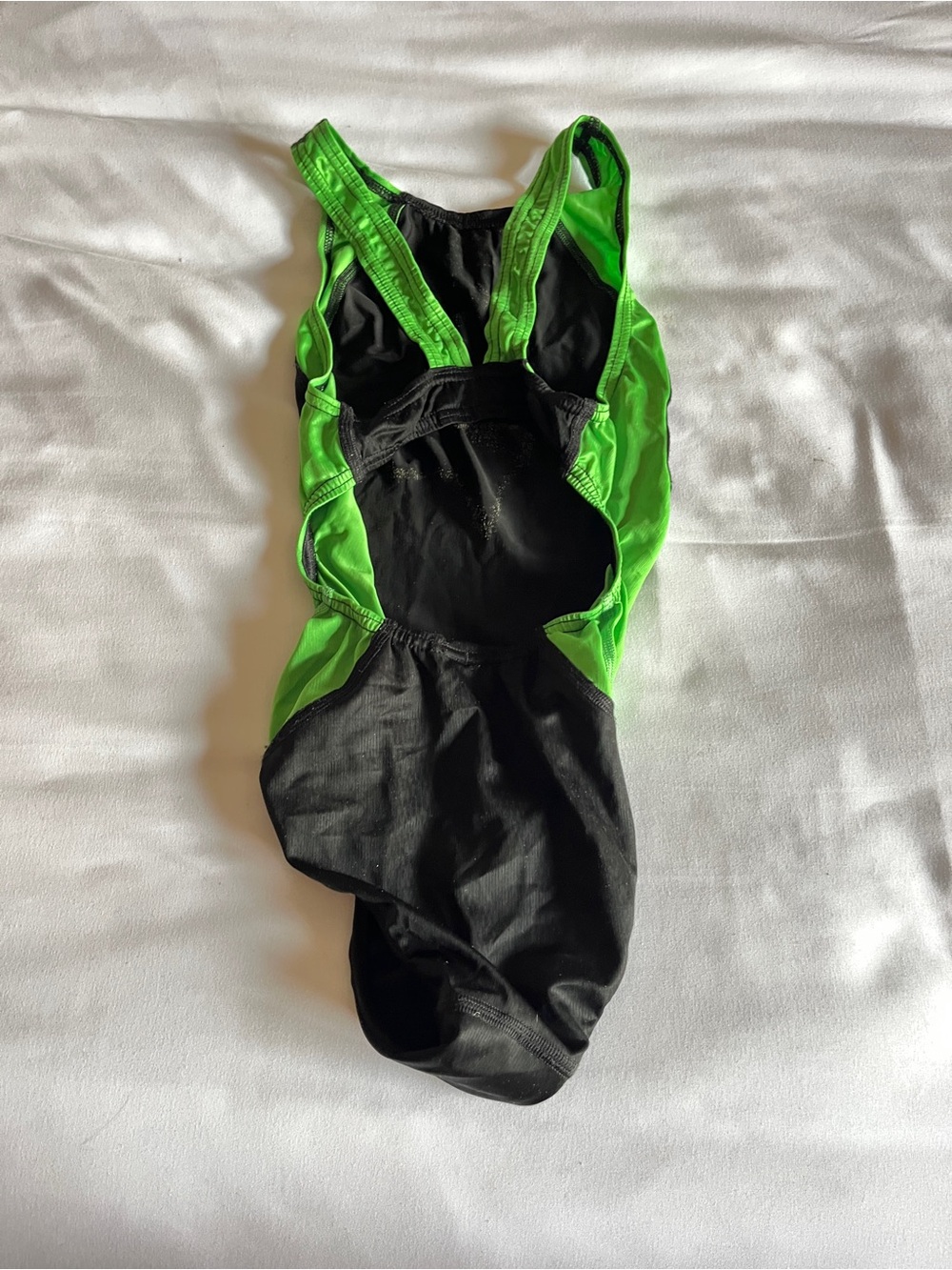 Speedo Fastskin FSII Recordbreaker Black & Lime Green Tech Suit Size 28 - Picture 5 of 14